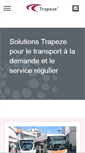 Mobile Screenshot of fr.trapezegroup.com