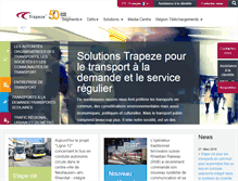 Tablet Screenshot of fr.trapezegroup.com